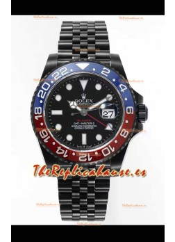 Rolex GMT Masters II REF.126710BLRO PEPSI BLAKEN Réplica Suiza - Acero 904L Revestido en DLC