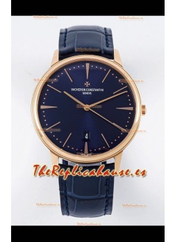 Vacheron Constantin Patrimony Oro Rosado Reloj Réplica Suizo a Espejo 1:1 40MM Acero 904L