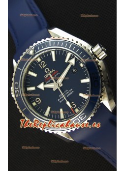 Omega Seamaster Planet Ocean Swiss Correa Azul Réplica 45MM 1:1 Ultimate Edition Watch 