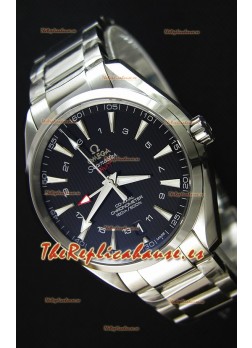Omega Seamaster Aqua Terra GMT 150M 43MM Réplica a Espejo 1:1 Dial Negro