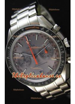 Omega Speedmaster Racing Co-Axial Master Reloj Réplica Suizo Cronógrafo en Dial Gris