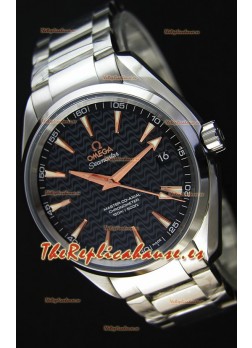 Omega Seamaster Aqua Terra Co-Axial Negro Edición Limitada Reloj Réplica Suizo a Espejo 1:1