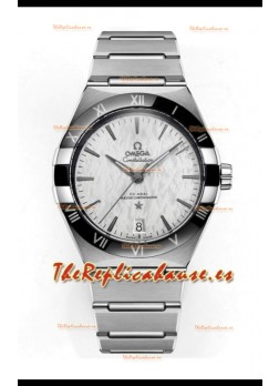 Omega Co-Axial Constellation Acero Inoxidable Dial Rodio Réplica Espejo 1:1 41MM