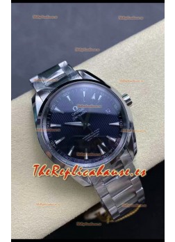 Omega Aqua Terra 150M Dial Azul Caja Acero 904L Dial Azul Réplica Espejo 1:1 41MM 