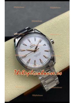 Omega Aqua Terra 150M Dial Blanco Caja Acero 904L Dial Blanco Réplica Espejo 1:1 41MM 