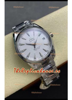 Omega Aqua Terra 150M Dial Blanco Caja Acero 904L Dial Blanco Réplica Espejo 1:1 41MM 