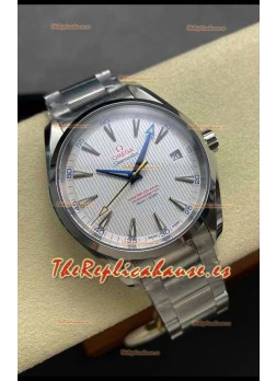 Omega Aqua Terra 150M Dial Blanco Caja Acero 904L Réplica Espejo 1:1 41MM 