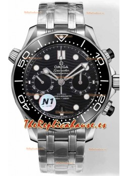 Omega Seamaster Co-Axial Master Chronograph Caja y Correa Acero Inoxidable 44MM Réplica Espejo 1:1