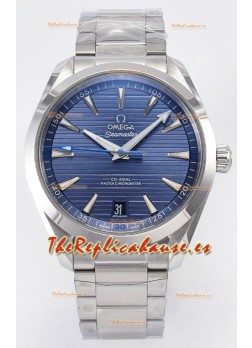 Omega Aqua Terra 150M Dial Azul Caja Acero 904L Réplica Espejo 1:1 41MM 