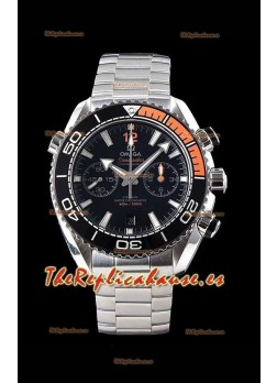 Omega Planet Ocean 600M Chronograph Acero 904L Reloj Réplica a Espejo 1:1 