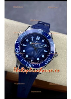 Omega Seamaster 300M Azul Summer Suizo Acero 904L Réplica a Espejo 1:1