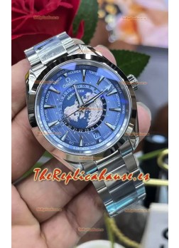 Omega Seamaster Aquaterra 150M Worldtimer Azul Summer Reloj Réplica a Espejo 1:1