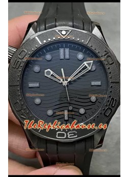 Omega Seamaster 300M "Black Black" Caja de Cerámica Reloj Réplica a Espejo 1:1