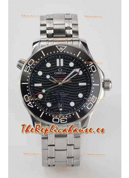 Omega Seamaster 300M Co-Axial Master Cronómetro Negro Reloj Réplica Suizo a espejo 1:1