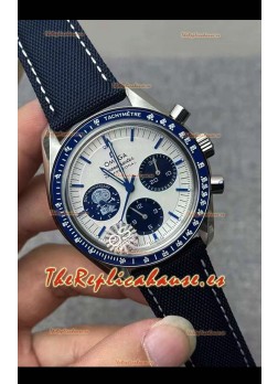 Omega Speedmaster Professional Silver Snoopy 50 Aniversario Edición Limitada Reloj Réplica Suizo