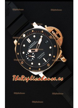 Panerai Luminor Submersible 3 days PAM684 Reloj Réplica Suizo a Espejo 1:1 en Oro Rosado
