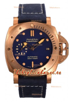 Panerai PAM1074 Submersible Bronzo Blu Abisso Réplica Suiza Espejo 1:1 42MM 