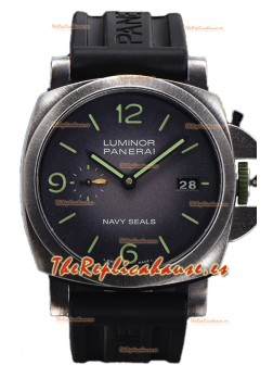 Panerai Luminor Marina PAM1412 Edición Navy Seals Reloj Réplica Espejo 1:1 44MM