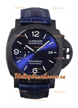 Panerai Luminor Marina Carbotech PAM1664 Blue Notte Caja Carbono Reloj Réplica Espejo 1:1 