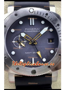 Panerai Submersible PAM1323 GMT Edición Navy Seals Reloj Réplica Espejo 1:1 44MM