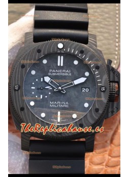 Panerai Luminor Edición Marina Carbotech PAM979 Reloj Réplica a Espejo 1:1 Caja en Carbono