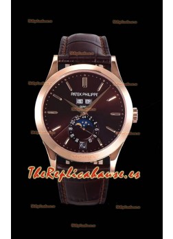 Patek Philippe Annual Calendar 5396R-012 Complications Reloj Réplica Suizo - Dial Marrón