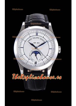 Patek Philippe Annual Calendar 5396-001 Complications Reloj Réplica Suizo Dial Blanco