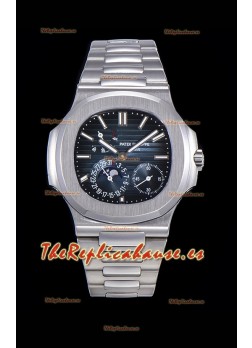 Patek Philippe Nautilus 5712/1A Reloj Réplica Suizo en calida Espejo 1:1 Dial Azul 