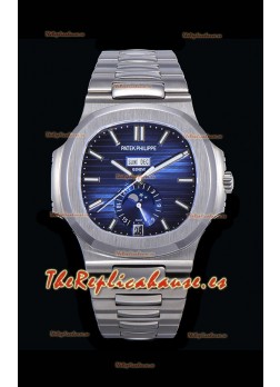 Patek Philippe Nautilus 5726A Dial Azul Reloj Répliza 1:1 Versión 2022 Actualizada