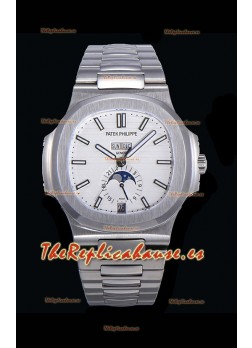 Patek Philippe Nautilus 5726A Dial Blanco Reloj Répliza 1:1 Versión 2022 Actualizada