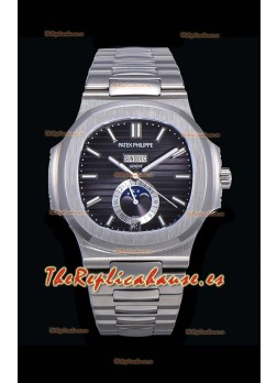 Patek Philippe Nautilus 5726A Dial Negro Reloj Réplica 1:1 Versión 2022 Actualizada