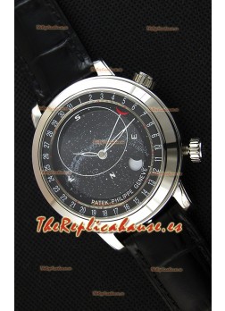 Patek Philippe Grand Complication 6102P Celestial Moon Age Reloj Réplica Suizo Dial Gris