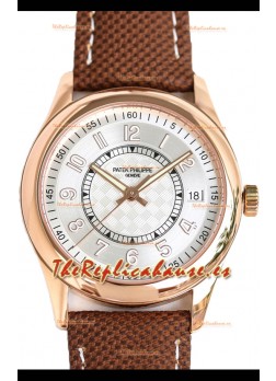Patek Philippe Calatrava 6007R Dial Acero Oro Rosado Reloj Réplica Espejo 1:1