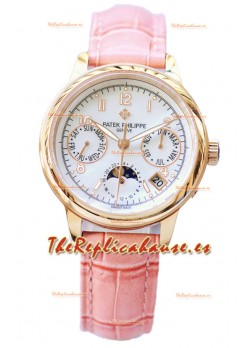 Patek Philippe Grand Complications Ladies First Perpetual Calendaer Oro Rosado Reloj Réplica Suiza 