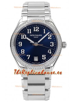 Patek Philippe Twenty-4 Dial Azul Caja Acero 904L Reloj Réplica Espejo 1:1 36MM
