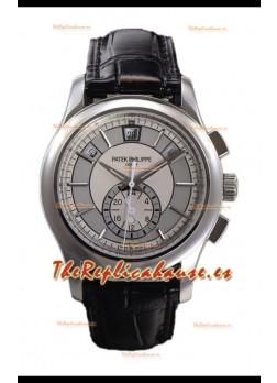 Patek Philippe 5205 Complications Moonphase Dial Blanco Reloj Réplica Suiza Espejo 1:1