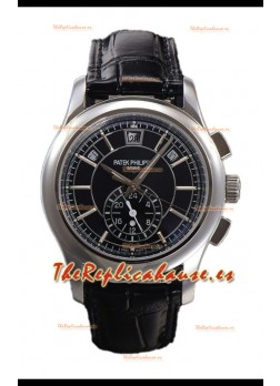 Patek Philippe 5205 Complications Moonphase Dial NegroReloj Réplica Suiza Espejo 1:1