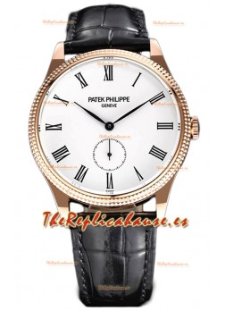 Patek Philippe Calatrava 5119G Caja Oro Rosado Reloj Réplica Espejo 1:1 