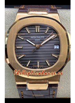 Patek Philippe Nautilus 5711 Acero 904L Actualizado 2023 Reloj Réplica - Dial Gris