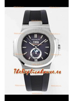Patek Philippe Nautilus 5726A Reloj Réplica Espejo 1:1 Dial Azul Correa de Goma