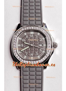 Patek Philippe Super Clone Aquanaut LUCE 5069-001 Quartz en Dial Gris 35MM