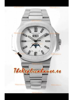 Patek Philippe Nautilus 5726A en Dial Blanco Versión 2023 Actualizada Répica 1:1