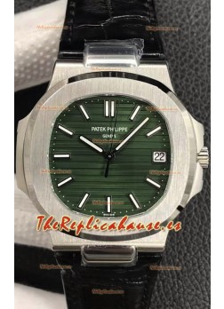 Patek Philippe Nautilus 5711/1A-014 Reloj Réplica Suizo a espejo 1:1 Dial Verde 904L Steel 