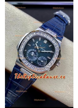 Patek Philippe Nautilus 5712G Reloj Réplica Suizo en Calidad 1:1 en Dial Negro