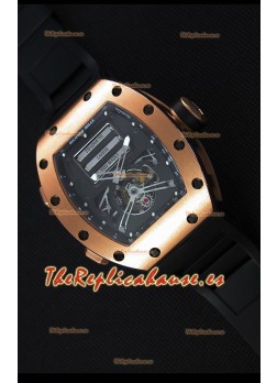 Richard Mille RM069 Tourbillon Erotic Reloj Réplica Caja en Oro Rosado