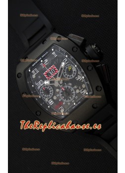 Richard Mille RM011-FM Felipe Massa Reloj con Caja de Cerámica color Negro, correa en color Negro