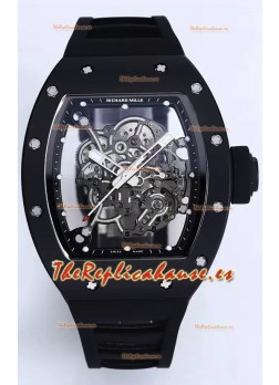 Richard Mille RM055 Caja Cerámica Con Tourbillon Genuino Reloj Super Clone