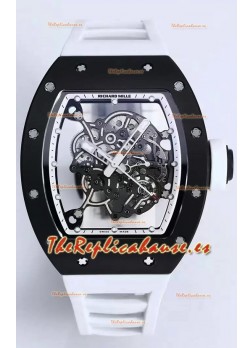 Richard Mille RM055 Caja Cerámica Con Tourbillon Genuino Reloj Super Clone