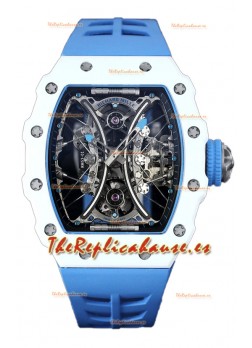 Richard Mille RM53-01 Pablo Mac Donough TPT Blanco Case Reloj Réplica Suiza