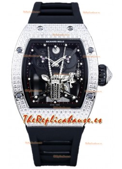Richard Mille RM51-05 Dial Oryx Reloj Acero Inoxidable en Movimiento Suizo Automático